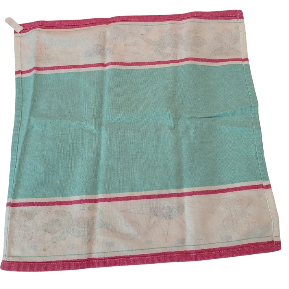 Vintage Southwestern Handmade Towel Celestial Cacti‎